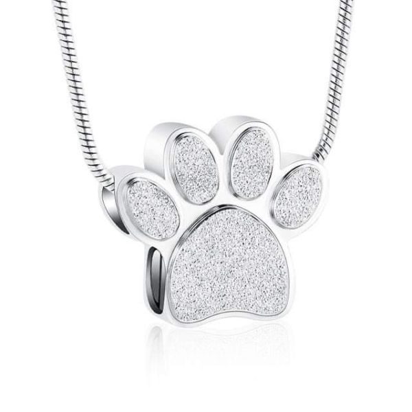 Paw Print Pendant - Silver