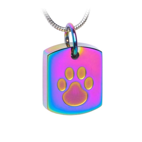 Rainbow Paw Pendant/Keychain