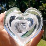 Glass Memorial - Heart - Image 2