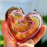 Glass Memorial - Heart - Image 3